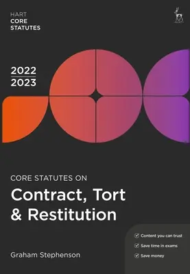 A szerződéses jog, a kártérítési jog és a kártérítés alapszabályai 2022-23 - Core Statutes on Contract, Tort & Restitution 2022-23