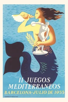 Vintage Journal 1955 mediterrán játékok plakát - Vintage Journal 1955 Mediterranean Games Poster