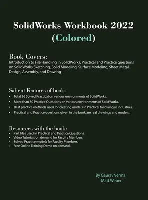 SolidWorks Workbook 2022 (színes) - SolidWorks Workbook 2022 (Colored)