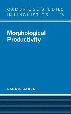 Morfológiai produktivitás - Morphological Productivity