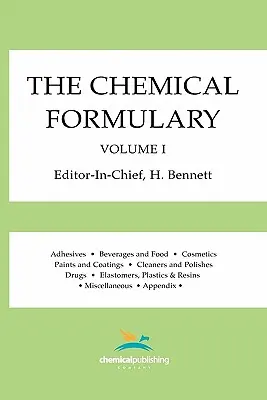 A kémiai receptkönyv, 1. kötet - The Chemical Formulary, Volume 1