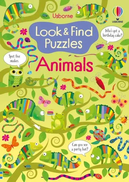 Nézd és találd meg a rejtvényeket Állatok - Look and Find Puzzles Animals