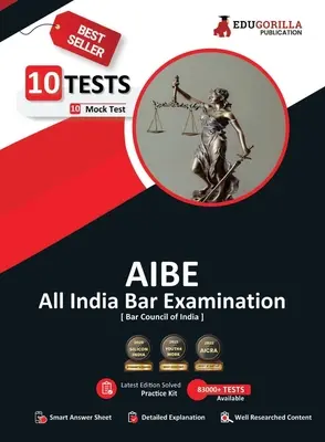 AIBE Book 2023: All India Bar Examination Conducted by Bar Council of India - 10 Full Length Mock Tests (1000 megoldott kérdés) with F - AIBE Book 2023: All India Bar Examination Conducted by Bar Council of India - 10 Full Length Mock Tests (1000 Solved Questions) with F