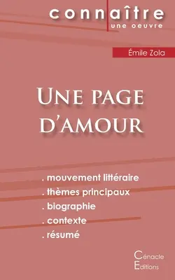 Une page d'amour de mile Zola (teljes irodalmi elemzés és összefoglaló) - Fiche de lecture Une page d'amour de mile Zola (Analyse littraire de rfrence et rsum complet)