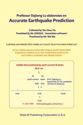 Dajiong Lu professzor a pontos földrengés-előrejelzésről értekezik - Professor Dajiong Lu elaborates on Accurate Earthquake Prediction