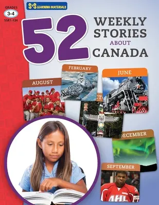 52 heti nem szépirodalmi történet Kanadáról 3-4. osztályosok - 52 Weekly Nonfiction Stories About Canada Grades 3-4