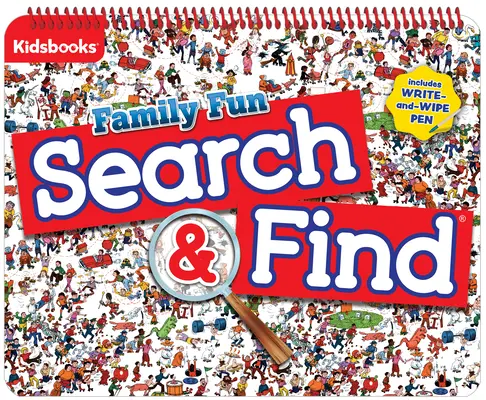 Family Fun Search & Find Write and Wipe Spiral Pad (Családi móka Keresd és találd meg, írj és töröld le) - Family Fun Search & Find Write and Wipe Spiral Pad