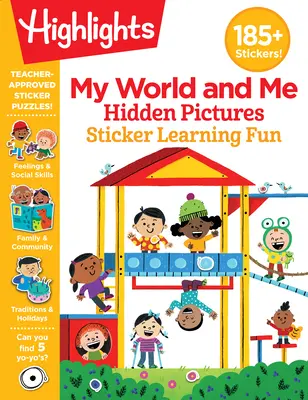 Az én világom és én rejtett képek matricás tanulási móka - My World and Me Hidden Pictures Sticker Learning Fun