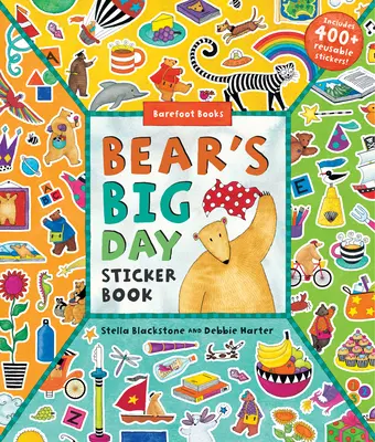 Medve nagy napja matricás könyv - Bear's Big Day Sticker Book