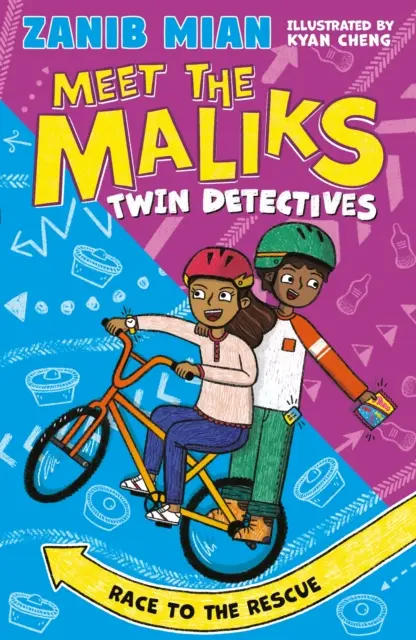 Ismerd meg a Malikokat - Ikerdetektívek: Verseny a megmentésért - 2. könyv - Meet the Maliks  Twin Detectives: Race to the Rescue - Book 2