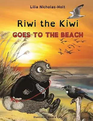 Riwi a Kiwi elmegy a strandra (OpenDyslexic) - Riwi the Kiwi Goes to the Beach (OpenDyslexic)