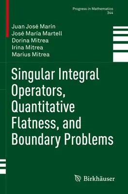 Szinguláris integráloperátorok, kvantitatív laposság és határproblémák - Singular Integral Operators, Quantitative Flatness, and Boundary Problems