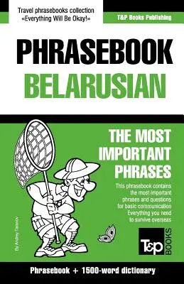 Angol-fehérorosz nyelvtankönyv és 1500 szavas szótár - English-Belarusian phrasebook and 1500-word dictionary