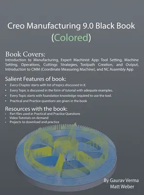 Creo Manufacturing 9.0 Black Book (Színes) - Creo Manufacturing 9.0 Black Book (Colored)