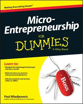 Mikrovállalkozói ismeretek Dummies-nek - Micro-Entrepreneurship for Dummies