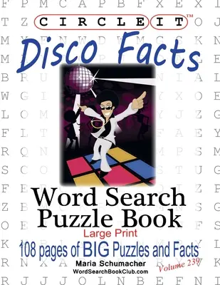 Circle It, Disco Facts, Szókeresés, Puzzle Book - Circle It, Disco Facts, Word Search, Puzzle Book