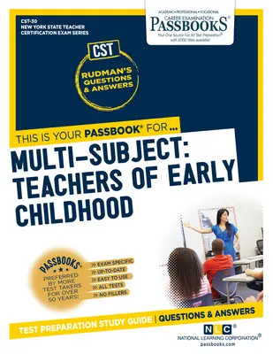 Multi-Subject: (Cst-30): Passbooks Study Guidevolume 30. kötet - Multi-Subject: Teachers of Early Childhood (Birth-Gr 2) (Cst-30): Passbooks Study Guidevolume 30