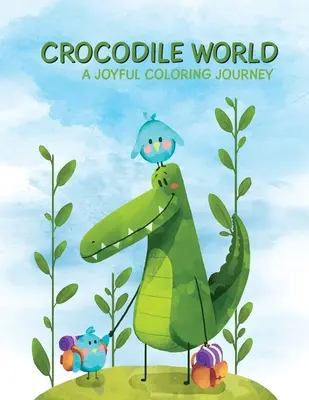 Krokodilvilág: Örömteli színező utazás gyerekeknek - Crocodile World: A Joyful Coloring Journey for Children