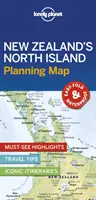 Lonely Planet Új-Zéland északi szigete tervezési térkép 1 - Lonely Planet New Zealand's North Island Planning Map 1