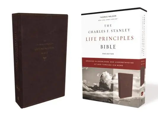 Nkjv, Charles F. Stanley Life Principles Bible, 2nd Edition, Leathersoft, Burgundy, Comfort Print: Növekvő ismeret és megértés Istenről azáltal, hogy - Nkjv, Charles F. Stanley Life Principles Bible, 2nd Edition, Leathersoft, Burgundy, Comfort Print: Growing in Knowledge and Understanding of God Throu