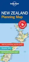 Lonely Planet Új-Zéland tervezési térkép 1 - Lonely Planet New Zealand Planning Map 1