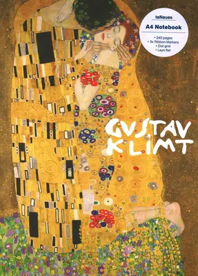 A csók, Gustav Klimt A4-es jegyzetfüzet - The Kiss, Gustav Klimt A4 Notebook