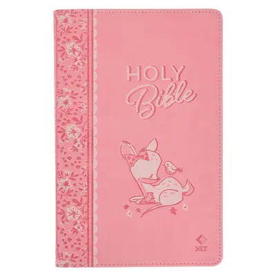 NLT Keepsake Holy Bible for Baby Girls Baptism Easter, New Living Translation, Pink