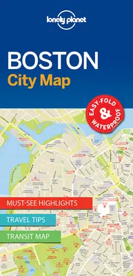 Lonely Planet Boston várostérkép - Lonely Planet Boston City Map