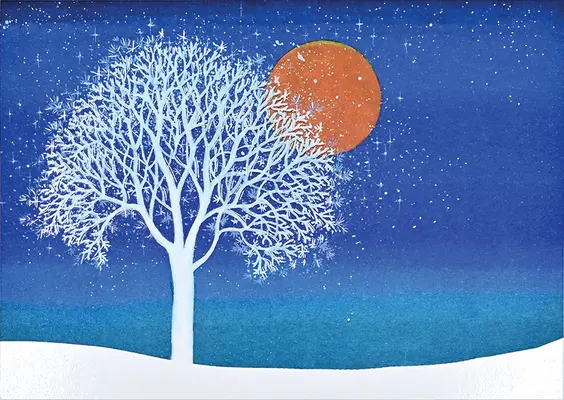 Winter Tree Deluxe dobozos ünnepi kártyák - Winter Tree Deluxe Boxed Holiday Cards