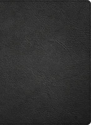 KJV egyoszlopos, széles margójú Biblia, Holman Handcrafted Collection, fekete prémium kecskebőr - KJV Single-Column Wide-Margin Bible, Holman Handcrafted Collection, Black Premium Goatskin