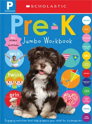 Pre-K Jumbo munkafüzet: Scholastic Early Learners - Pre-K Jumbo Workbook: Scholastic Early Learners