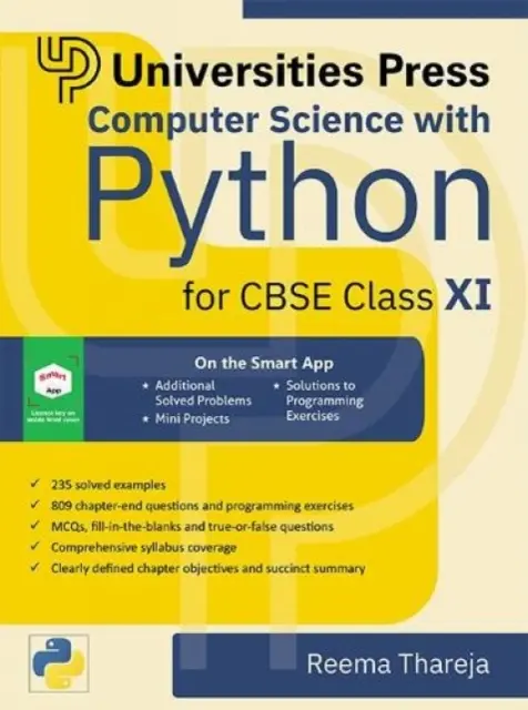 Számítástechnika Pythonnal a Cbse XI. osztály számára - Computer Science with Python for Cbse Class XI