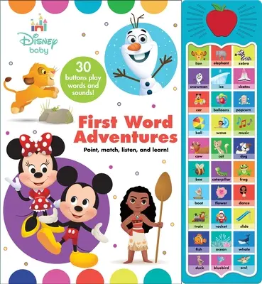 Alma Disney Baby első szókalandjai hangoskönyv - Apple Disney Baby First Word Adventures Sound Book