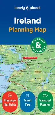 Lonely Planet Írország tervezési térkép - Lonely Planet Ireland Planning Map