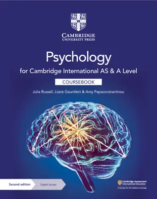 Cambridge International as & a Level Psychology Coursebook with Digital Access (Cambridge nemzetközi pszichológia tankönyv digitális hozzáféréssel) - Cambridge International as & a Level Psychology Coursebook with Digital Access