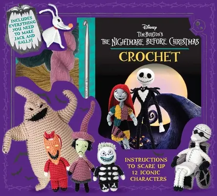 Disney Tim Burton: A karácsony előtti rémálom horgolás - Disney Tim Burton's The Nightmare Before Christmas Crochet