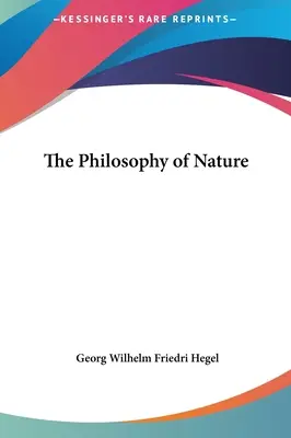 A természet filozófiája - The Philosophy of Nature