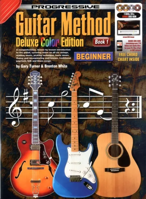 Progressive Guitar Method 1- Deluxe Color Edition