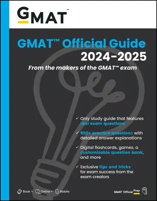 GMAT Official Guide 2024-2025: Könyv + online kérdésbank - GMAT Official Guide 2024-2025: Book + Online Question Bank