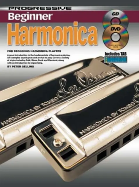 Progresszív kezdő szájharmonika - Progressive Beginner Harmonica