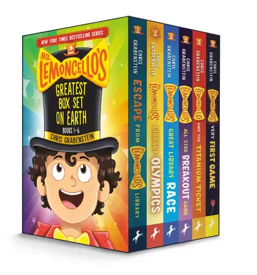 Mr. Lemoncello's Greatest Box Set on Earth: Könyvek 1-6 - Mr. Lemoncello's Greatest Box Set on Earth: Books 1-6