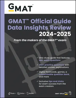 GMAT Official Guide Data Insights Review 2024-2025: Könyv + online kérdésbank - GMAT Official Guide Data Insights Review 2024-2025: Book + Online Question Bank