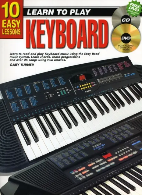 10 könnyű lecke - Tanulj meg játszani a billentyűs hangszereken - 10 Easy Lessons - Learn To PlayKeyboard