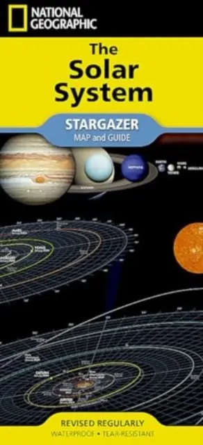 National Geographic Naprendszer-térkép - National Geographic Solar System Map