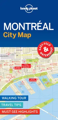 Lonely Planet Montreal várostérkép - Lonely Planet Montreal City Map