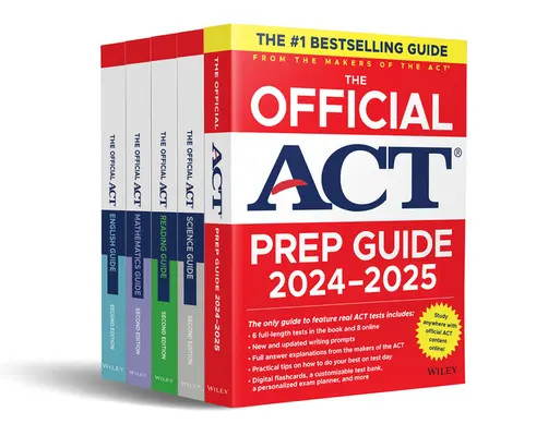 The Official ACT Prep & Subject Guides 2024-2025 Complete Set (Az ACT hivatalos előkészítő és tantárgyi útmutatói 2024-2025) - The Official ACT Prep & Subject Guides 2024-2025 Complete Set