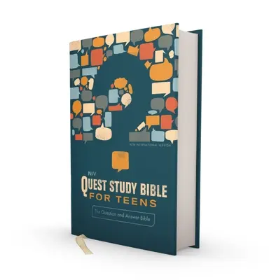 Niv, Quest Study Bible for Teens, Hardcover, Navy, Comfort Print: The Question and Answer Bible