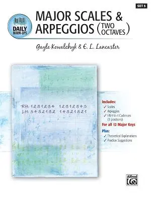 Daily Warm-Ups, Bk 5: Major skálák és arpeggiók - Daily Warm-Ups, Bk 5: Major Scales & Arpeggios