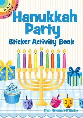 Hanuka Party matricás foglalkoztatókönyv - Hanukkah Party Sticker Activity Book