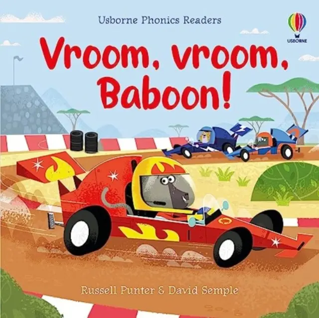 Vroom, vroom, pávián! - Vroom, vroom, Baboon!